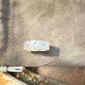 Silver Engraved Ring